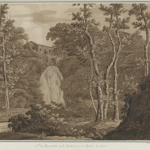 Richard Colt Hoare - Convento del Carmine, all Isola di Sora 1790